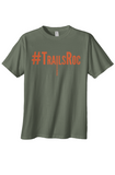#TrailsRoc I Bleed Orange - Unisex Eco Poly Blend T-Shirt