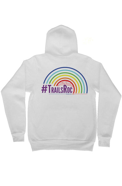 #TrailsRoc Pride gildan zip hoody