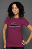 Seward Range and Seymour Mountain womens t shirt