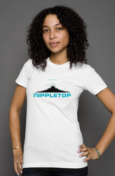 Nippletop Mountain womens t shirt