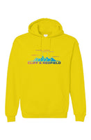 Cliff and Redfield Mountains Unisex Gildan Hoodie