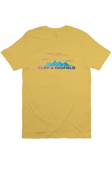 Cliff and Redfield Mountains Bella Canvas T Shirt