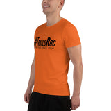 #TrailsRoc - URL  Men's Athletic T-shirt