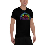 #TrailsRoc Pride Men's Athletic T-shirt