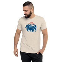 Animal Mashup Sunrise Tri Blend Short sleeve t-shirt